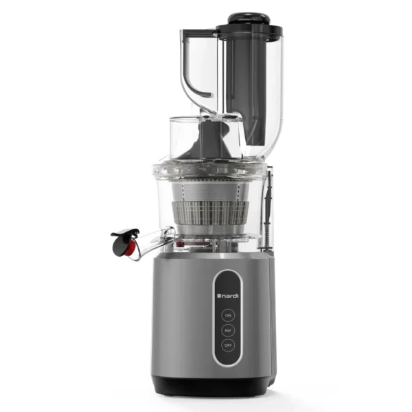 Extracteur de Jus NARDI 3 Filtres 55Tr/min Goulotte XL-240W-Gris NJE40G