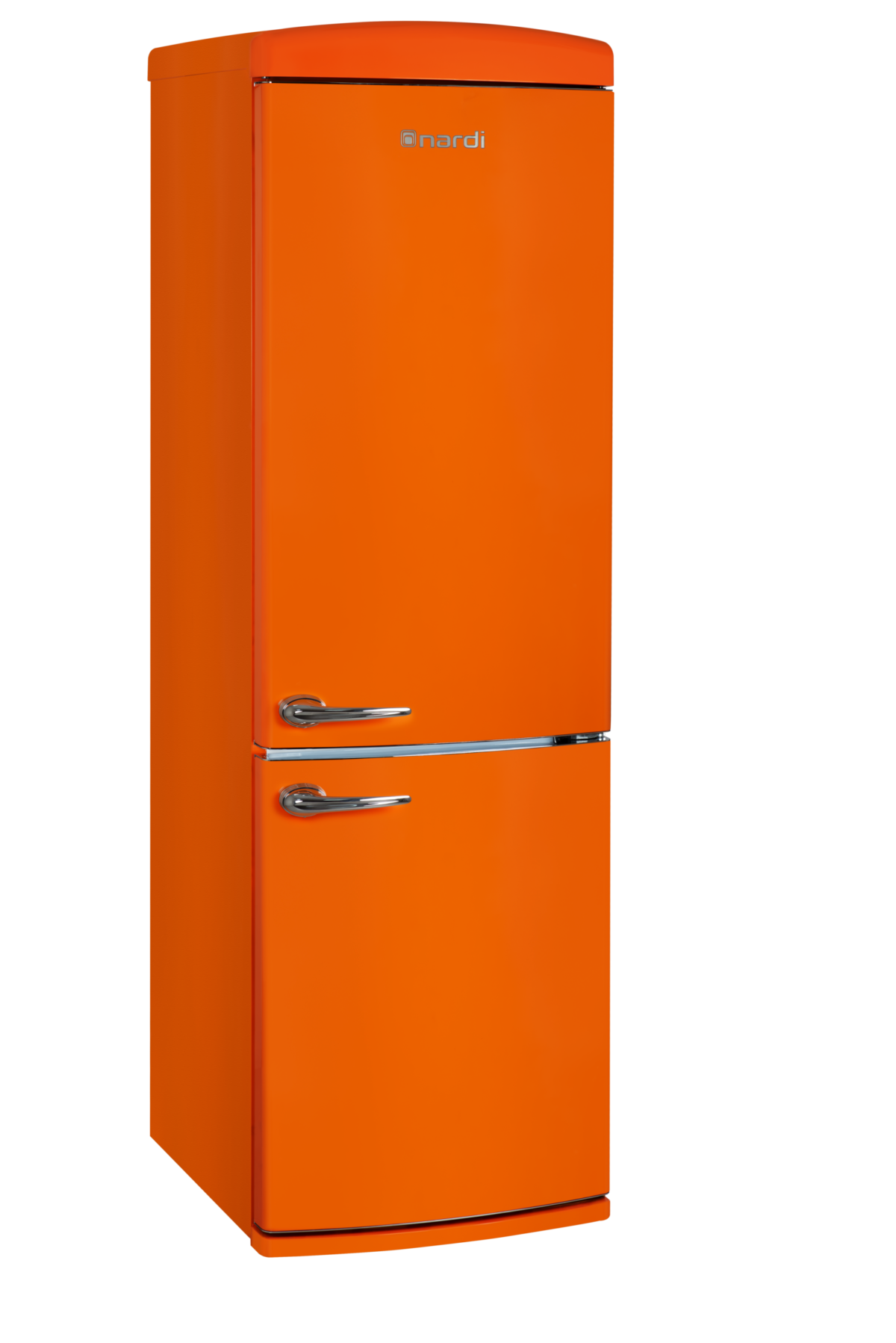 Réfrigérateur Combiné Nardi  Retro Orange 410L – Image 3