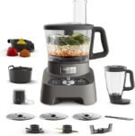 Robot multifonctions MOULINEX Double Force 1000W SILVER - 10 Accessoires