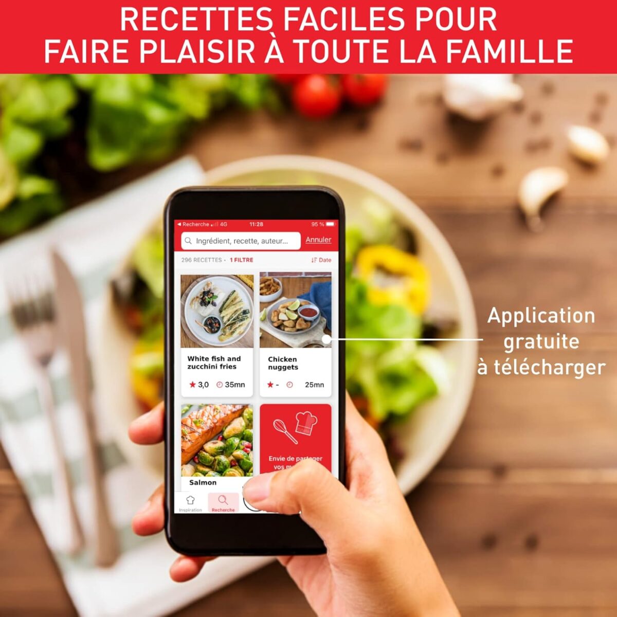 Air Fryer MOULINEX Easy Fry Grill XXL 2en1 – Image 7