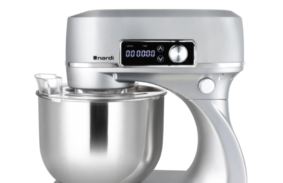 Pétrin MAESTRO PASTA NARDI Mono Fonction Double Crochet Argenté 5,5L