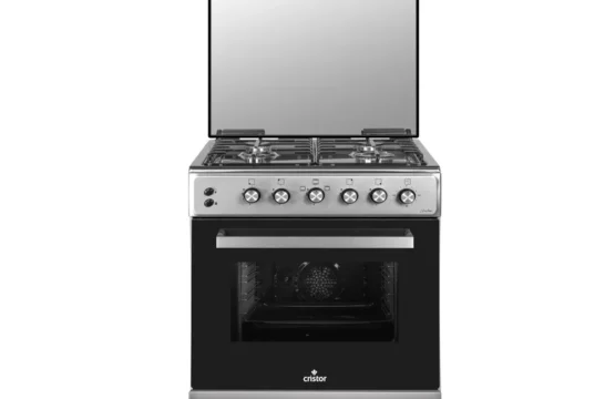 Cuisinière Cristor Gratina  4 feux Inox 60cm