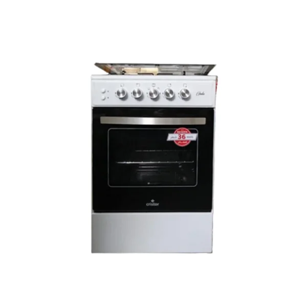 Cuisinière CRISTOR GULA - 4 Feux - 55 Cm - Blanche GUL450W