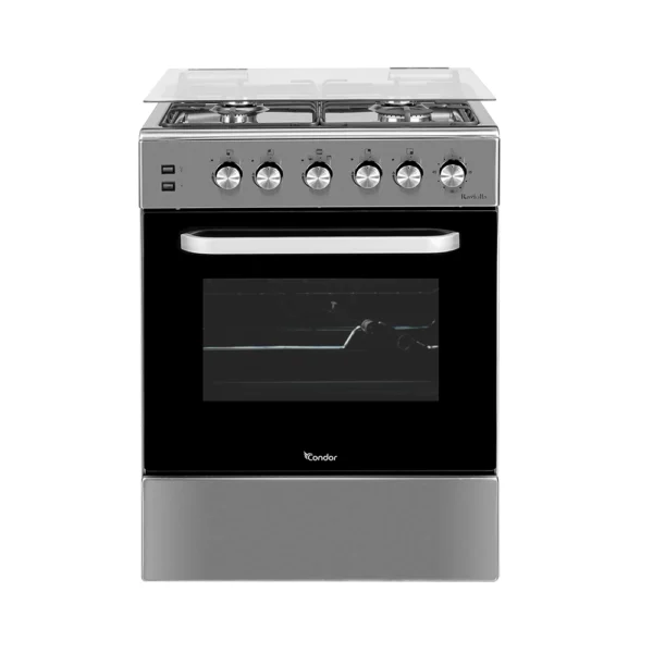 Cuisinière Condor RAVIOLLA 4 Feux 60 Cm Ventilée Catalyseur Inox C46RV20G