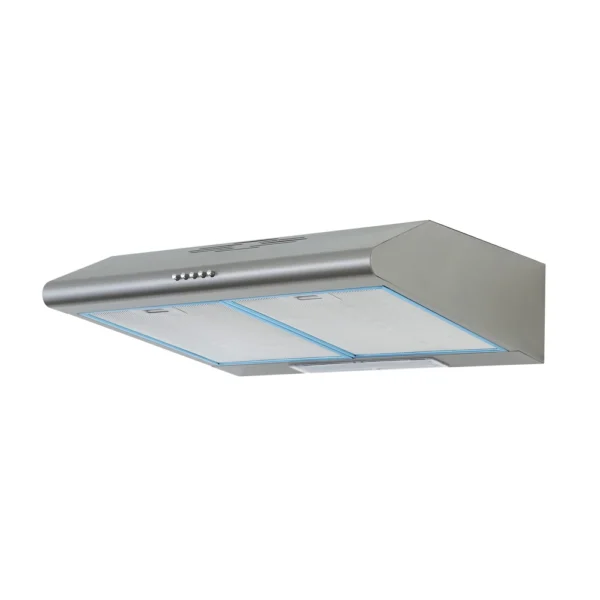 Hotte casquette CONDOR QUARTZ - 60 Cm- Filtre à Charbon - 320 m3/h - Silver CH-Q6300S