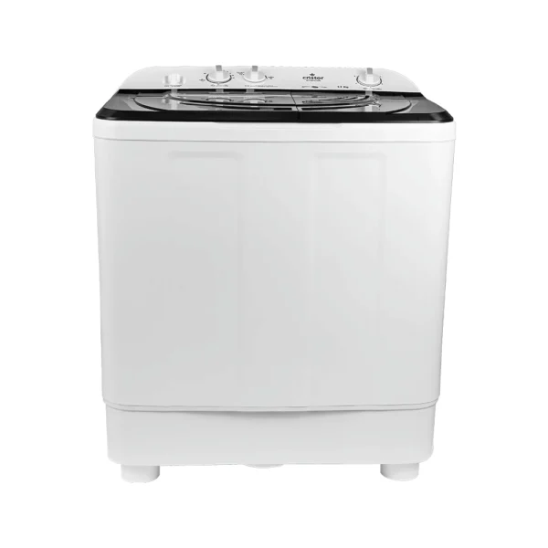 Machine A Laver CRISTOR Semi-Automatique Double Bacs -12 kg - Noir - WT-DK450B