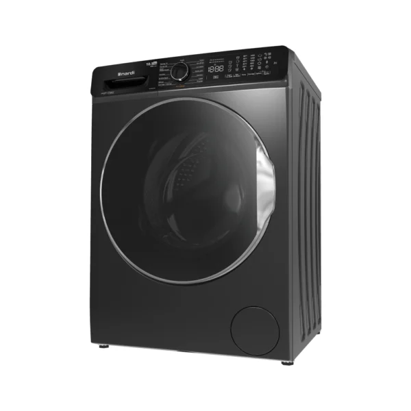 Machine à Laver NARDI Frontale-10,5Kg Lavage à vapeur-Inverter-1400tr/min-Grise NLAF-XD41N3S – Image 2