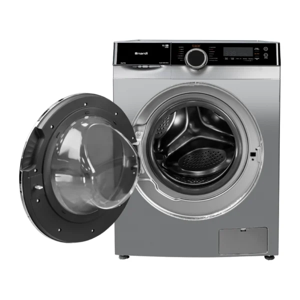 Machine à Laver NARDI NATA Frontale-10,5Kg Lavage à vapeur-Inverter-1400tr/min-Gris NLAF-XD41N1G – Image 2