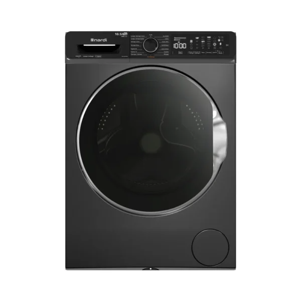 Machine à Laver Séchante NARDI Frontale-10,5/6kg-Lavage à vapeur-Inverter-1400tr/min-Grise NLAF-XSD41N3S