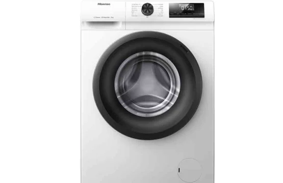 Machine à laver HISENSE Frontale 10,5 KG inverter vapeur 1400tr/min blanche