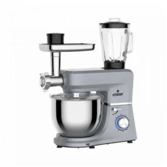 Pétrin CRISTOR Multi Fonctions -7 L-1400 W- Gris_inox