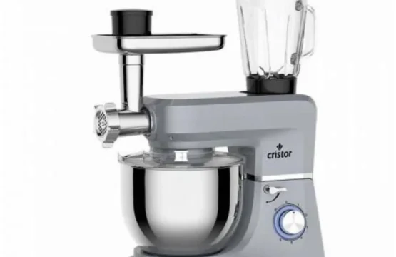 Pétrin CRISTOR Multi Fonctions -7 L-1400 W- Gris_inox