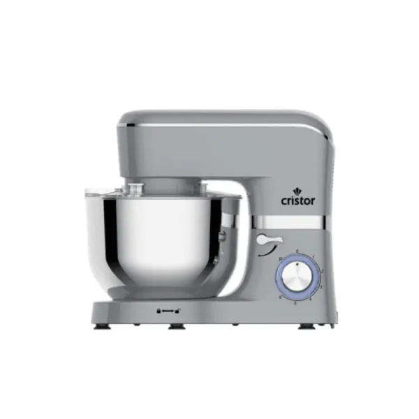 Pétrin CRISTOR Mono Fonction -6 L-1400 W- Gris_inox