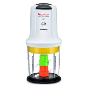 Mini Hachoir MOULINEX Multi-moulinette 6 en 1 - 500 W Blanc