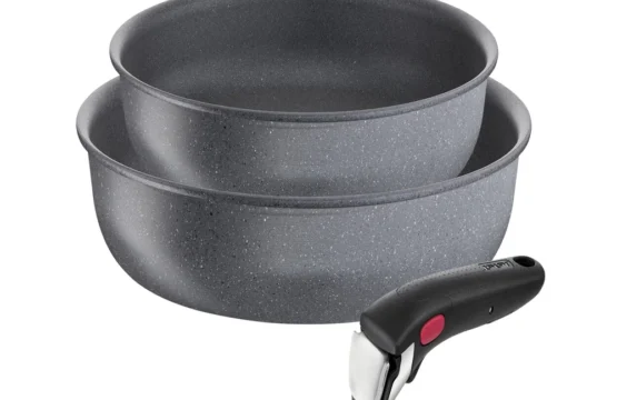 Poêles TEFAL Ingenio Natural Force Lot 2 poêles 24/28 cm + poignée L3969102