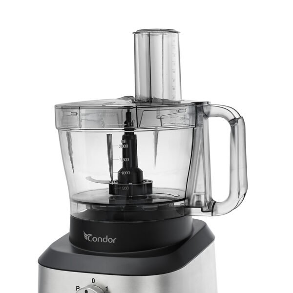 Robot de cuisine CONDOR VERSA CHEF Multi fonction - 1000 W - 3,5L Bol - 1,8L Blender - Inox_Noir - rc-mv1sn – Image 3