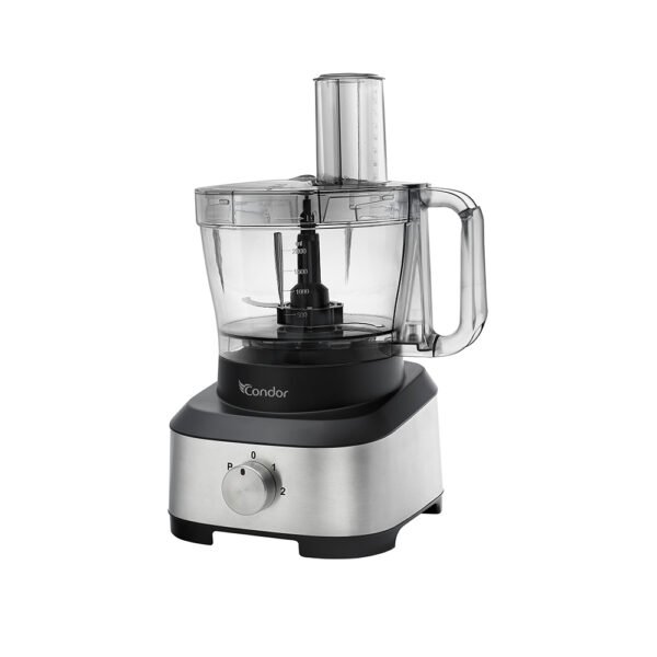 Robot de cuisine CONDOR VERSA CHEF Multi fonction - 1000 W - 3,5L Bol - 1,8L Blender - Inox_Noir - rc-mv1sn – Image 2