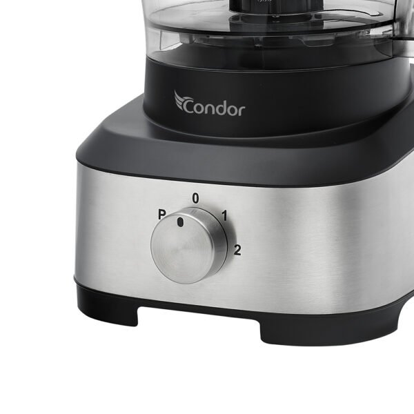 Robot de cuisine CONDOR VERSA CHEF Multi fonction - 1000 W - 3,5L Bol - 1,8L Blender - Inox_Noir - rc-mv1sn – Image 4