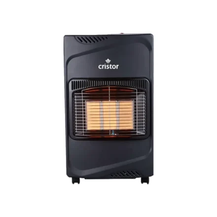 Radiateur A Gaz Butane CRISTOR 4200 W Mobile Noir Proxima Market