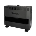 Radiateur à Gaz CONDOR 14 KW Détecteur CO Noir – Image 2