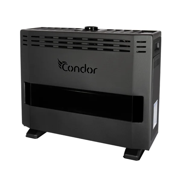 Radiateur à Gaz CONDOR - 14 KW - Détecteur CO- Noir CRG14CL1N – Image 2