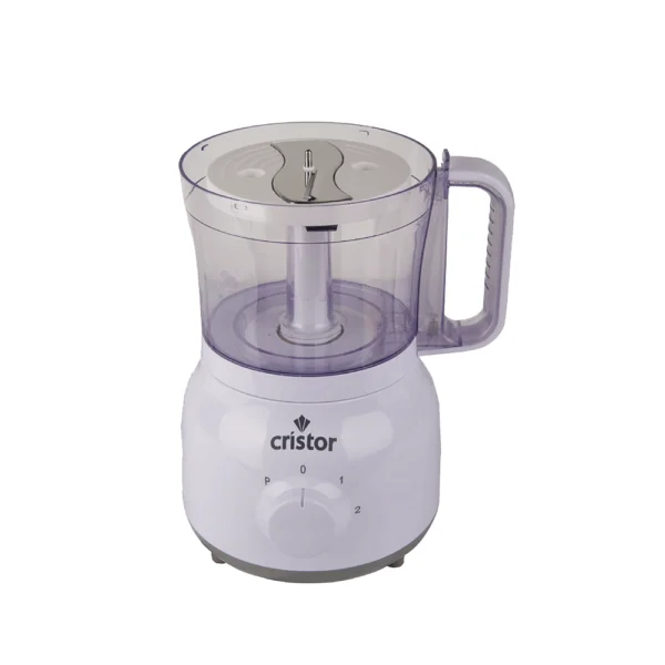 Robot De Cuisine CRISTOR Multi Fonctions -600 W- 2.3 L Bol - 1.5 L Blender - Blanc FP-MK10BN – Image 3