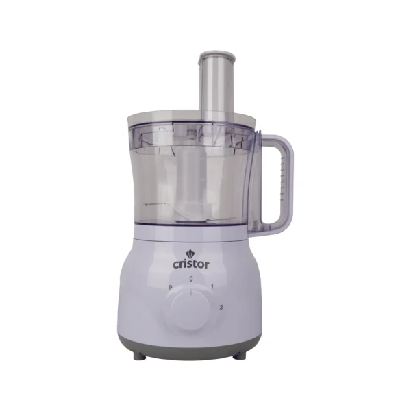 Robot De Cuisine CRISTOR Multi Fonctions -600 W- 2.3 L Bol - 1.5 L Blender - Blanc FP-MK10BN