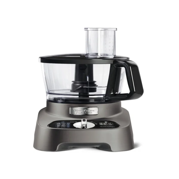 Robot multifonctions MOULINEX DOUBLE FORCE 1000 W SILVER - 10 ACCESSOIRES FP825E10