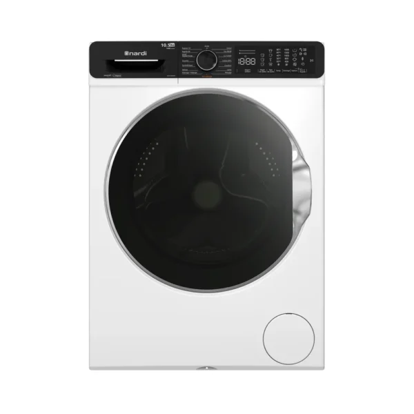 Machine à Laver NARDI Frontale-10,5Kg Lavage à vapeur-Inverter-1400tr/min-Blanche NLAF-XD41N3W