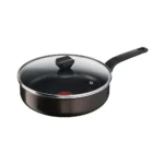 Sauteuse TEFAL EASY COOK & CLEAN-24cm antiadhésive + couvercle B5543202