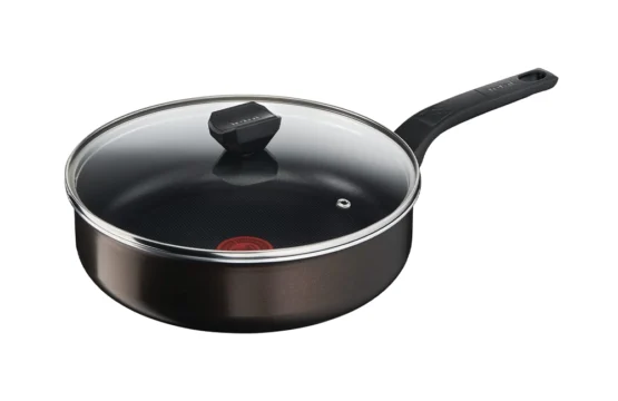 Sauteuse TEFAL EASY COOK & CLEAN-24cm antiadhésive + couvercle B5543202