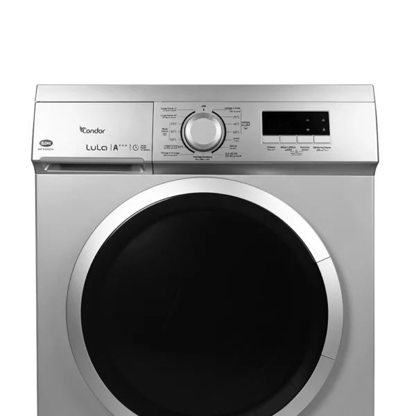 Machine à Laver CONDOR LULA Frontal - 8kg - 1400 tr/min - Grise WAF-KU241L3G – Image 2