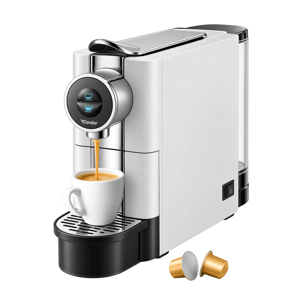 0f4d1a12-e6a3-4efb-8d09-9277e089988d (1) Machine à café à capsule CONDOR HAVANA Silver – Image 1