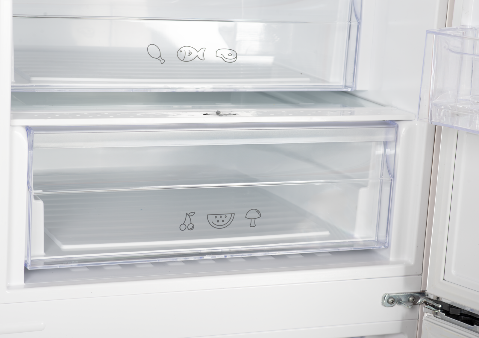 Réfrigérateur Combiné Nardi Retro Noir 410L 5 Réfrigérateur Combiné Nardi Retro Noir 410L – Image 4