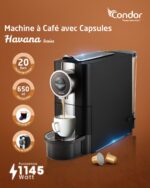 Machine à café à capsule CONDOR HAVANA Noir – Image 3