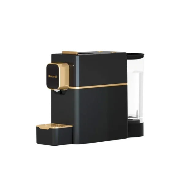 Machine à Café à Capsules NARDI 19 bar-1400W - Noire-doré - NCM-C14N