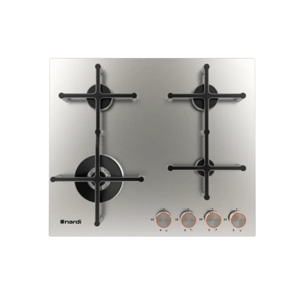 Table De Cuisson NARDI - 4 Feux - Inox - NTE64GSWF7