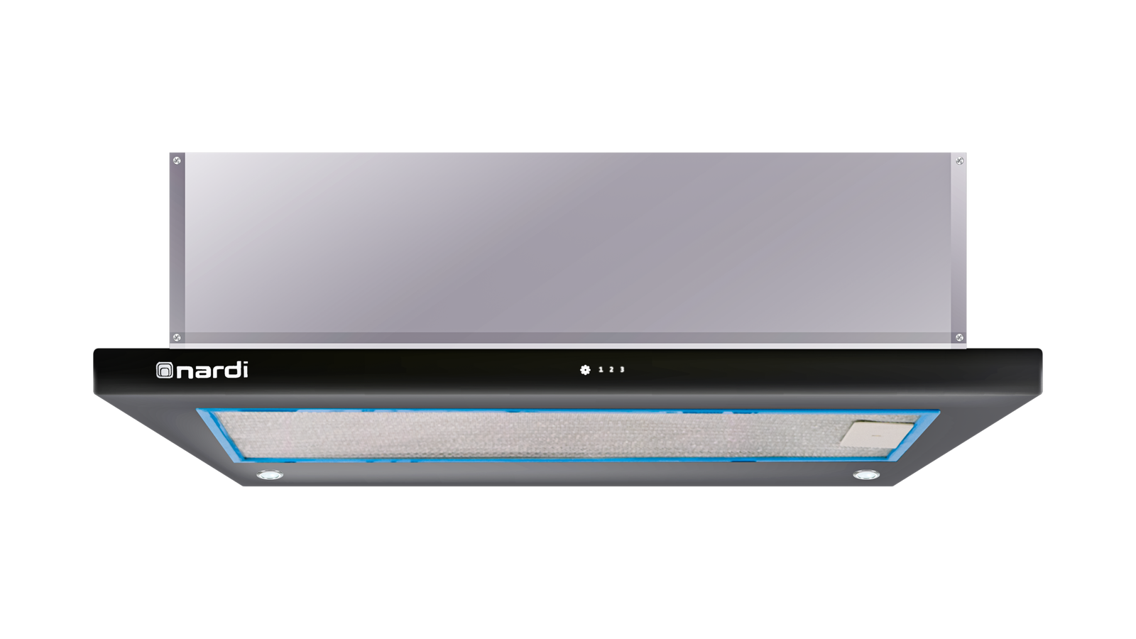 Hotte Télescopique NARDI SIGMA Noire 60 cm 3 Hotte Télescopique NARDI SIGMA Noire 60 cm – Image 2