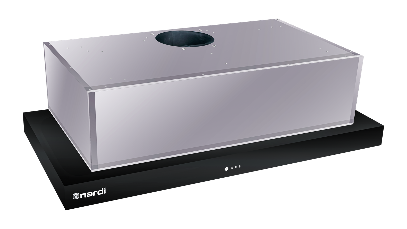 Hotte Télescopique NARDI SIGMA Noire 60 cm 8 Hotte Télescopique NARDI SIGMA Noire 60 cm – Image 7