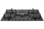 Table De Cuisson NARDI 5 Feux Black glass – Image 2