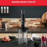 Mixeur plongeant Moulinex INFINYFORCE avec Accessoire Blender – Image 4