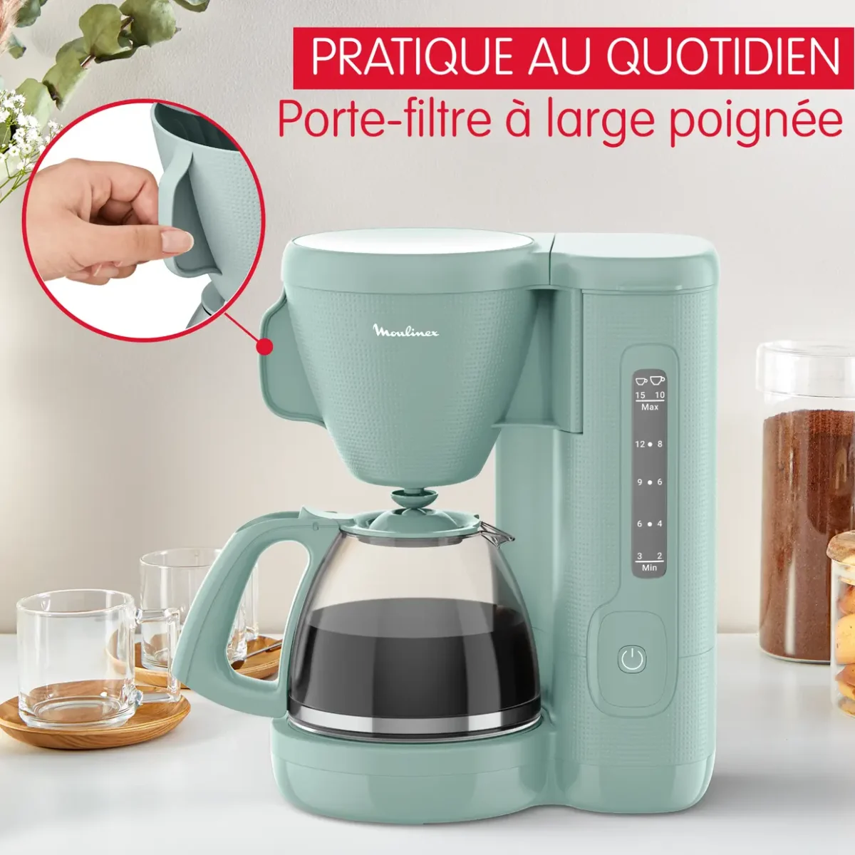 Cafetière Filtre MOULINEX Eucalyptus – Image 6