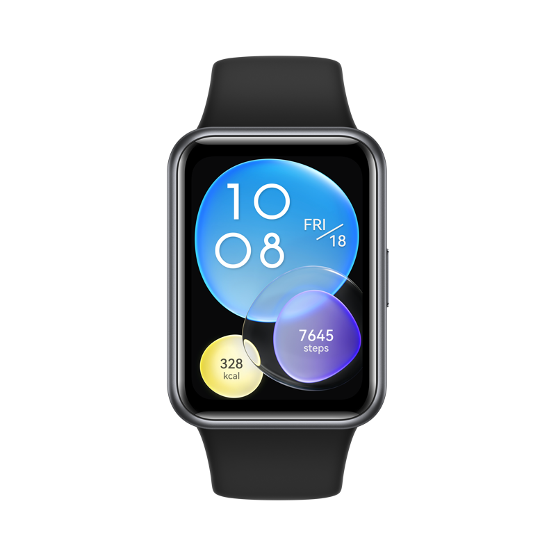 HUAWEI Watch Fit 2 Yoda-B09S Midnight Black Silicone Strap