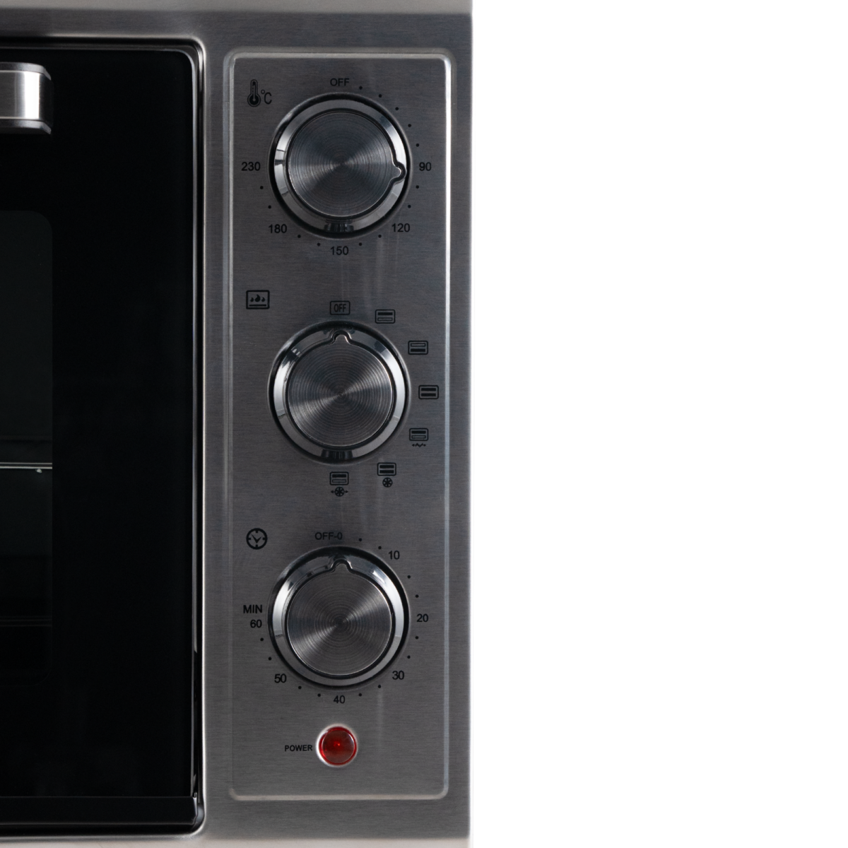 Mini four électrique NARDI Inox 45 L – Image 4