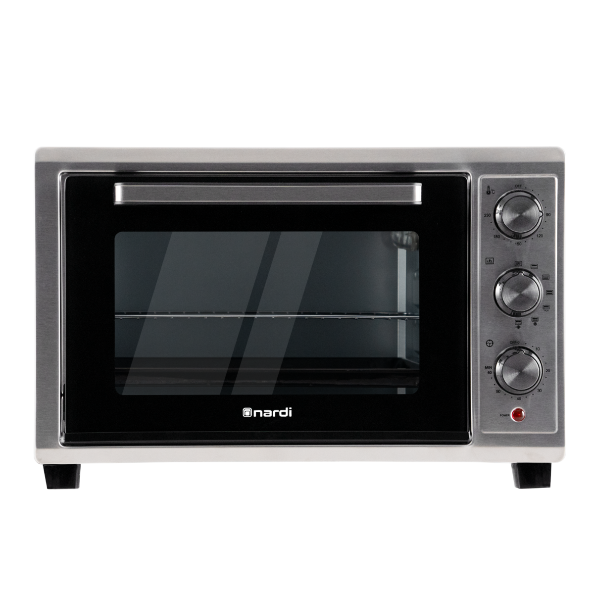 Mini four électrique NARDI Inox 45 L – Image 1