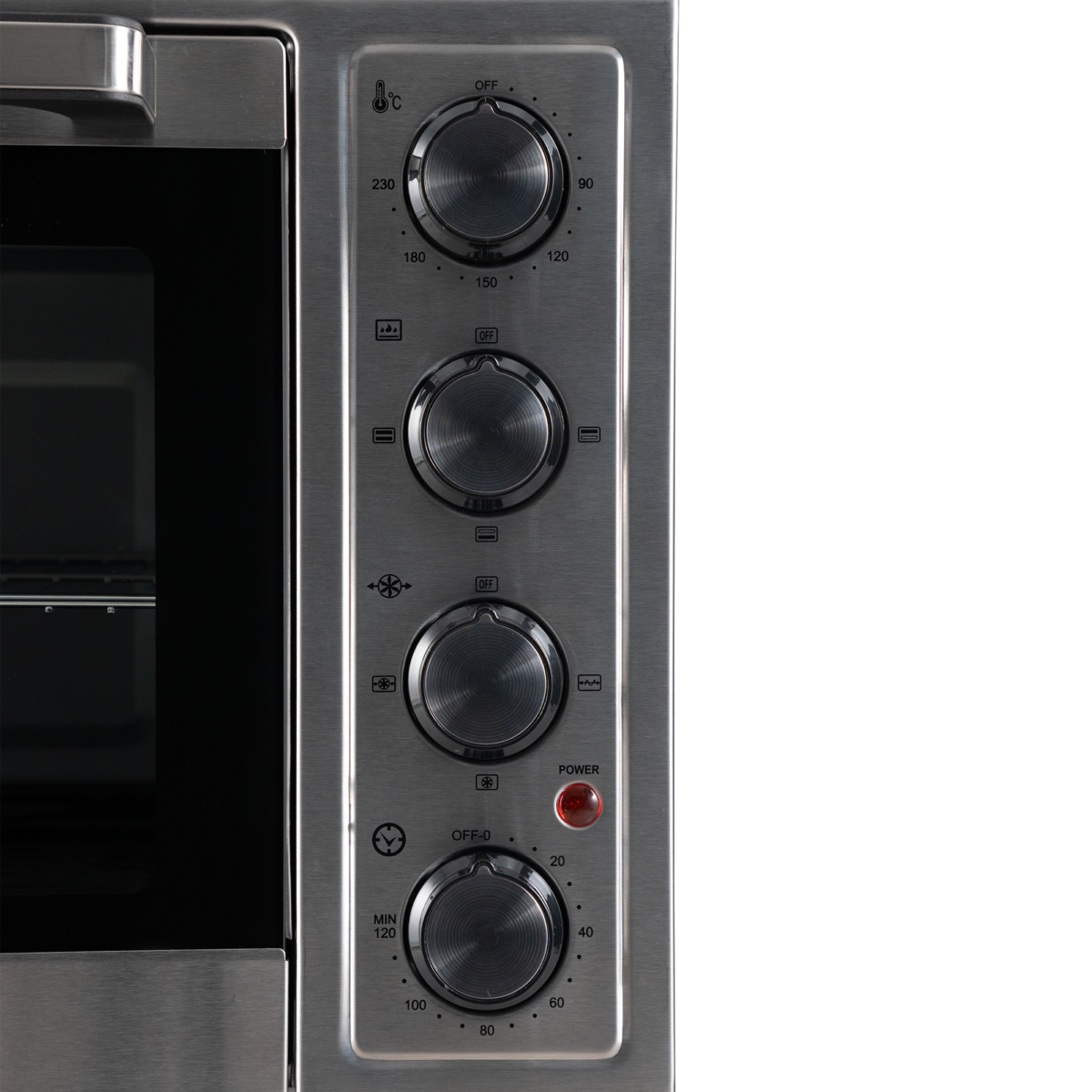 Mini four électrique NARDI Inox 65 L – Image 4