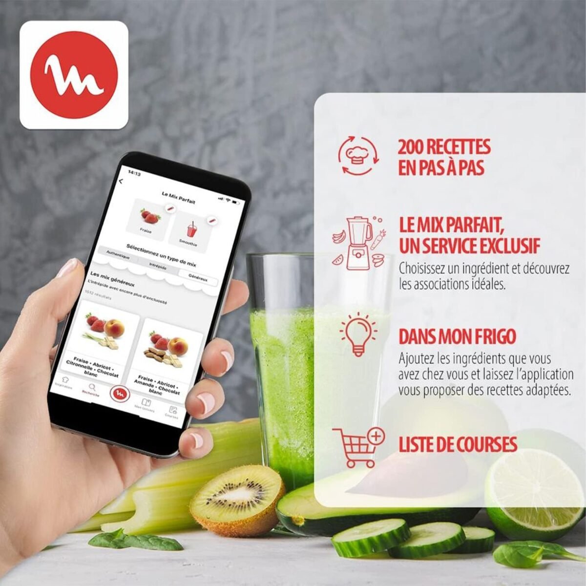 Blender Moulinex Haute Vitesse Infinymix+ 1600W -6 programmes – Image 6