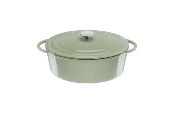 Lov Cocotte en fonte ovale 34x26 cm E2580604