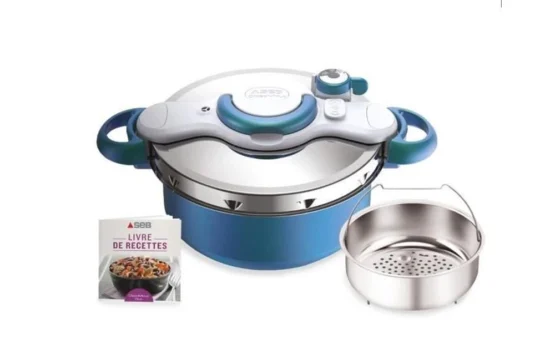 SEB CLIPSOMINUT DUO 5L Cocotte-minute Bleu Boréal - P4705100