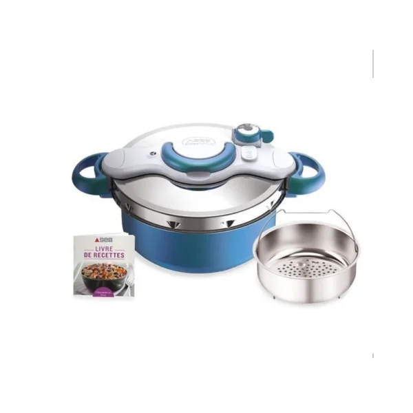 SEB CLIPSOMINUT DUO 5L Cocotte-minute Bleu Boréal - P4705100
